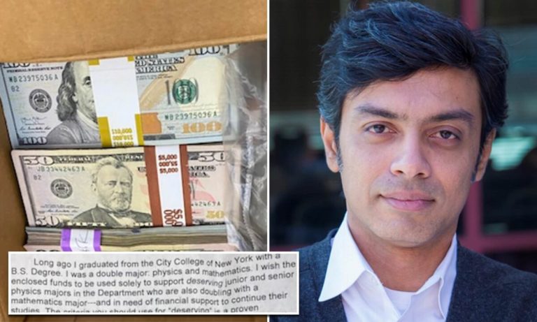 Anonymous Donor Puts Faith, and Money Into Physics Professor