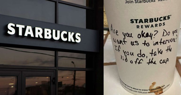 Texas Starbucks Barista Helps Protect Teen by Leaving Note on Cup