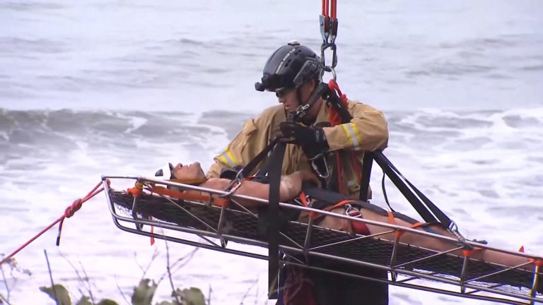 California: Man Rescued After 18 Hours from Narrow 18-Inch Hole