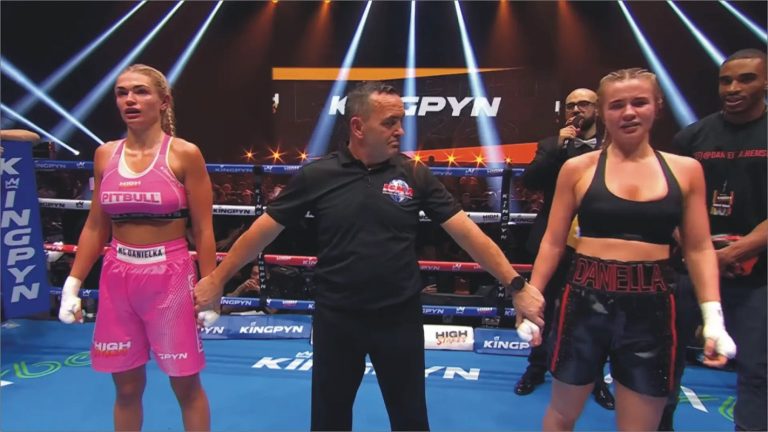 OnlyFans Boxer Daniella Hemsley Disqualified for Flashing Breasts in Celebration of Victory