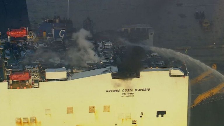 Two Firefighters Perish While Battling Ship Fire in New Jersey