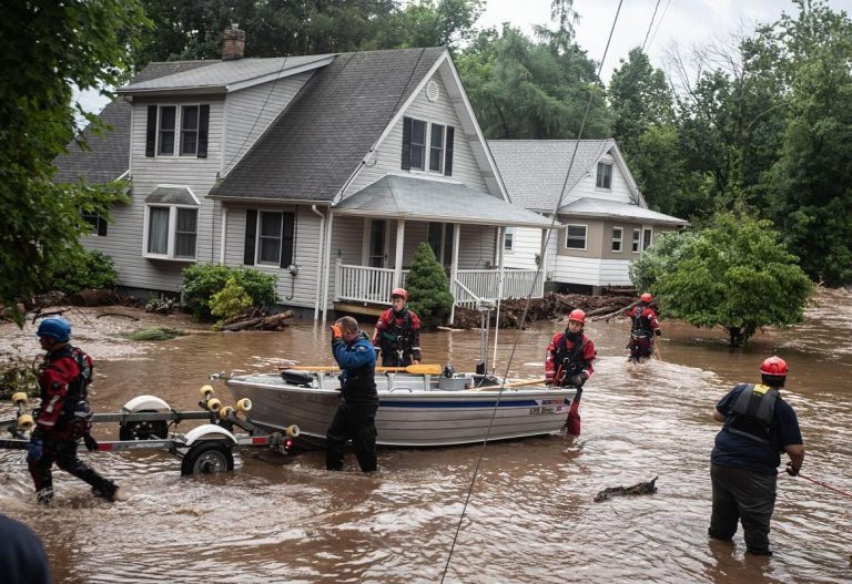 Devastating Floods Ravage Northeast: Submerged Cars, Collapsed Roads, and Tragic Loss of Life