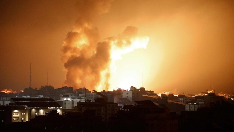 Intense Aerial Strikes in Gaza: IDF Targets Hamas Strongholds