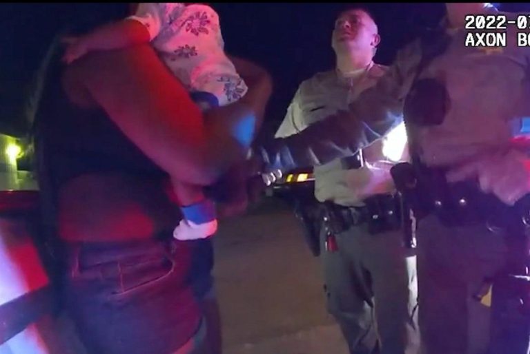 Watch As Los Angeles Deputy Punches Mother Holding Baby