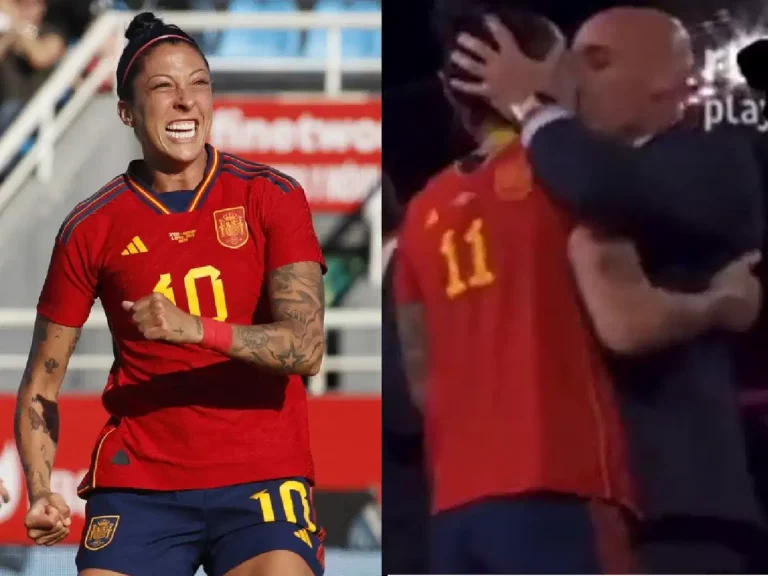 Controversy Erupts as Spanish Soccer Federation President Kisses Player