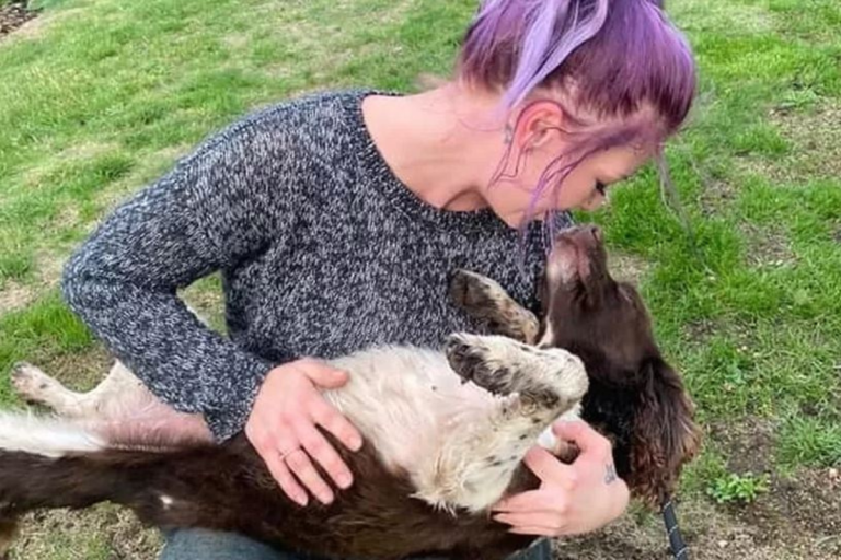 26-year-old Codie Hutton shocked as her dog Masie came back from the dead