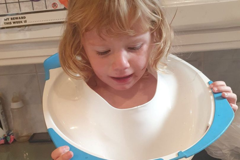 2-year-old toddler freed by firefighters after getting head stuck in a toilet seat