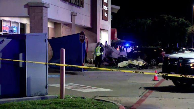 Small Plane Crashes in Texas Shopping Center Parking Lot