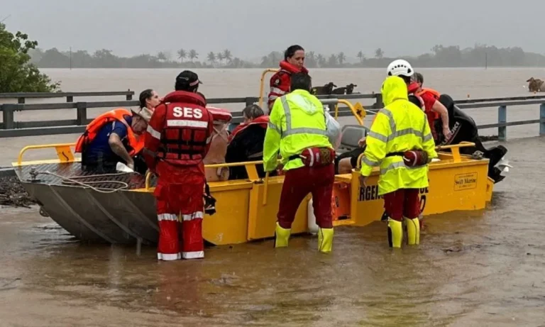 Tropical Cyclone Triggers Flooding and Crocodile Encounters in Australia’s Northeast