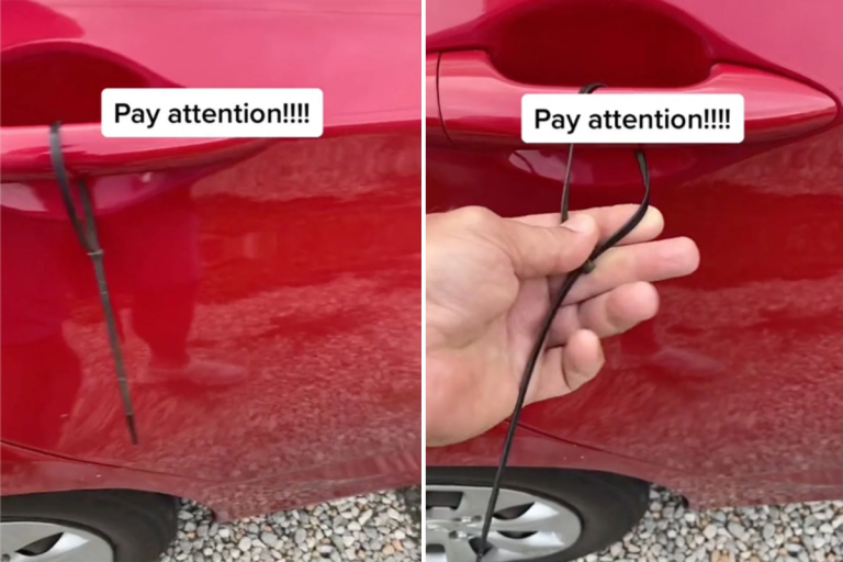 Dad thinks weird detail on daughter’s car could be a sinister sign of sex trafficking targeting