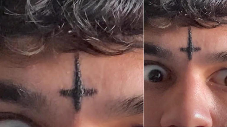 Man gets drunk, gives himself face tattoo and it goes viral on TikTok