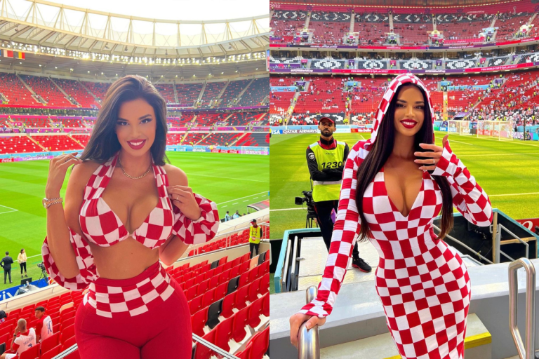 World Cup’s “Hottest Fan” sparks controversy with locals while wearing skimpy outfits