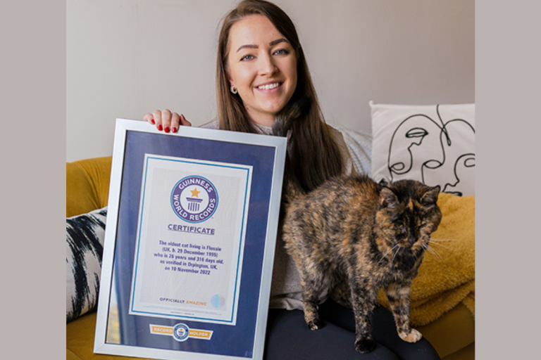 World’s oldest cat gets new home with owner that’s the same age as she is