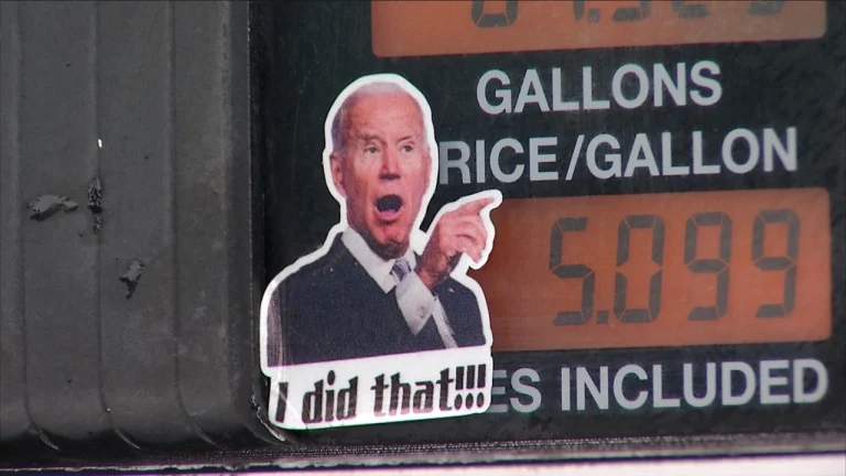 Man Arrested By Police After Putting Stickers On Gas Pumps