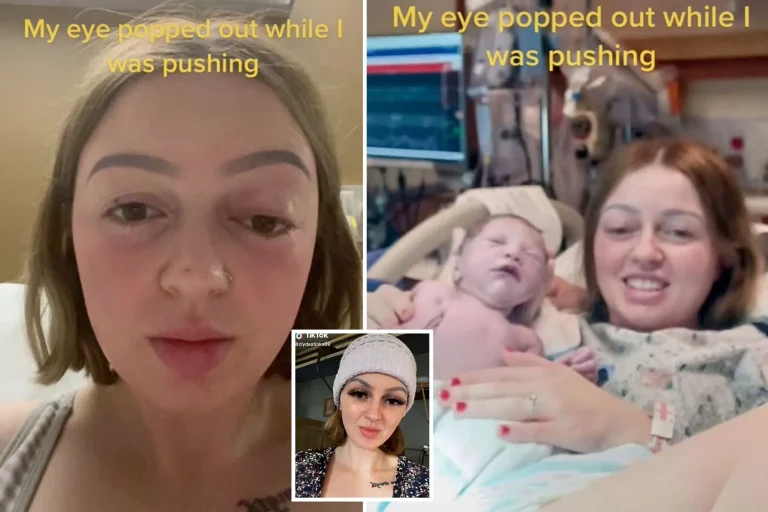 Woman has an Eye-Popping Experience While Giving Birth to Daughter