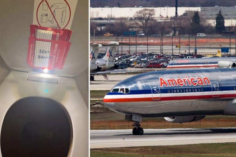 iPhone Found Taped To Toilet Seat On American Airlines Flight