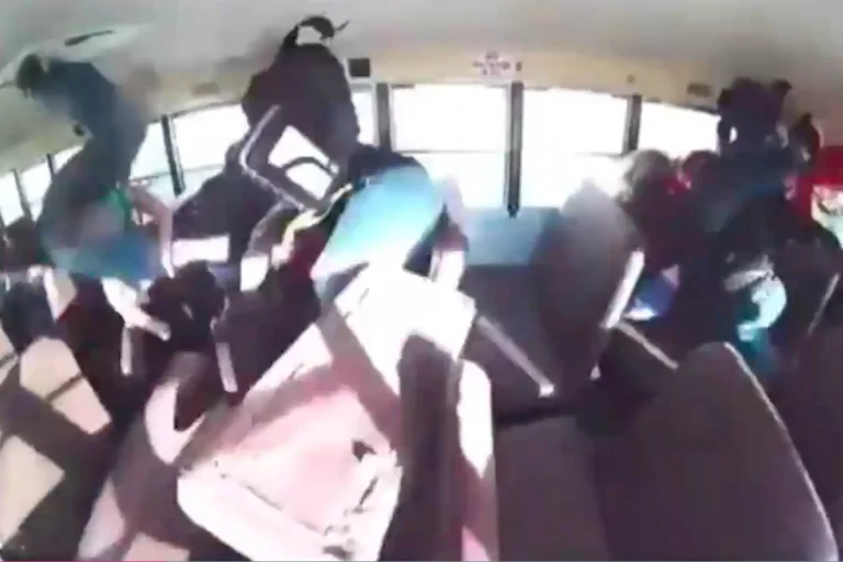 Horrific video shows New Mexico bus was hit by car going over 110 mph