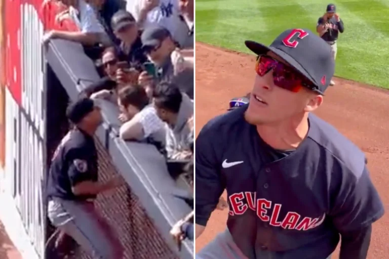 Video Shows Guardians’ Myles Straw Told Yankees Fans to Hit Him