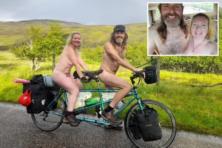 Woman cyclist claims clothes cause anxiety, chooses to stay naked all the time