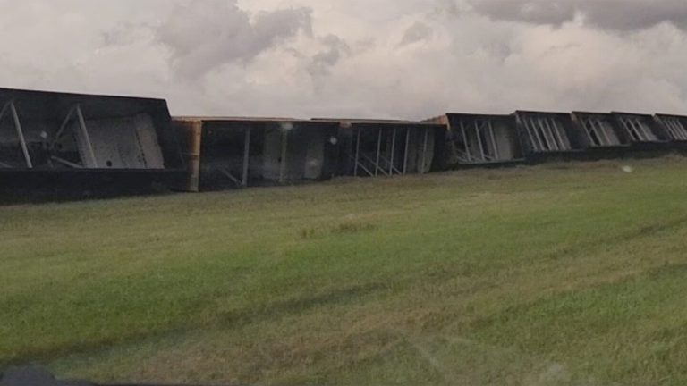 Tornadic Winds Derail Nearly Four Dozen Train Cars in North Dakota