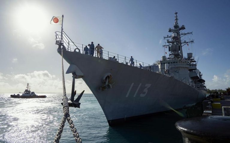 Japanese Warship Makes Historic Transit Through Taiwan Strait