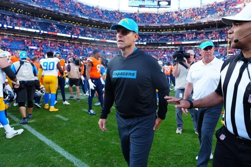 Jim Harbaugh Exits Game After Heart Issue Flares Up