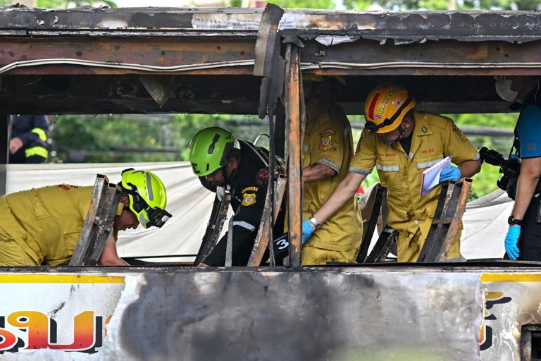 More than 20 Feared Dead in Bangkok School Bus Fire