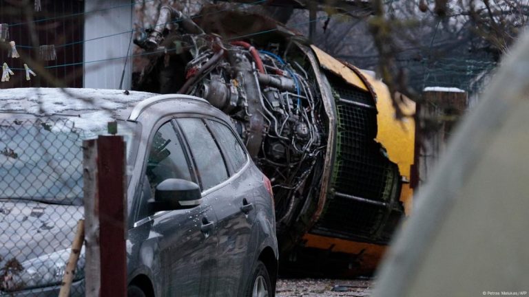 DHL Cargo Plane Crashes Near Vilnius
