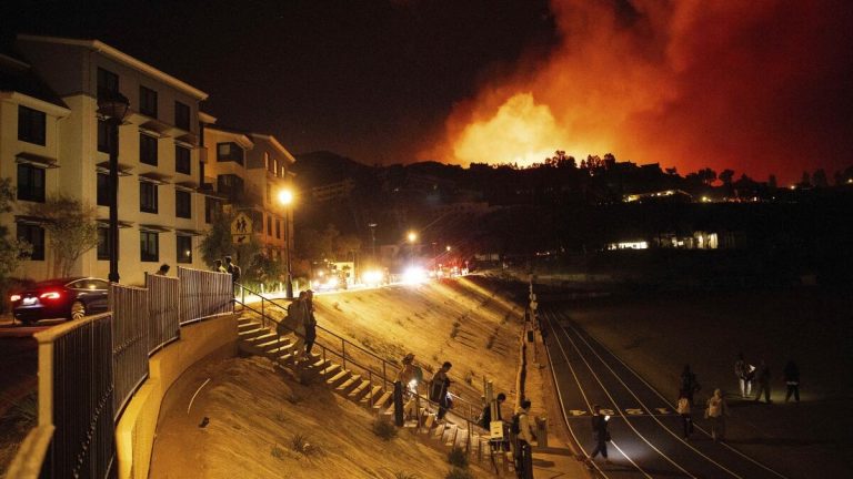Brush Fire in Malibu Canyon Spurs Evacuations and Destroys Structures