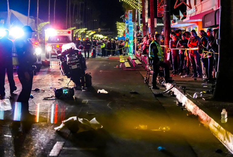 Motorcycle Crash at Palm Springs Parade Injures 10