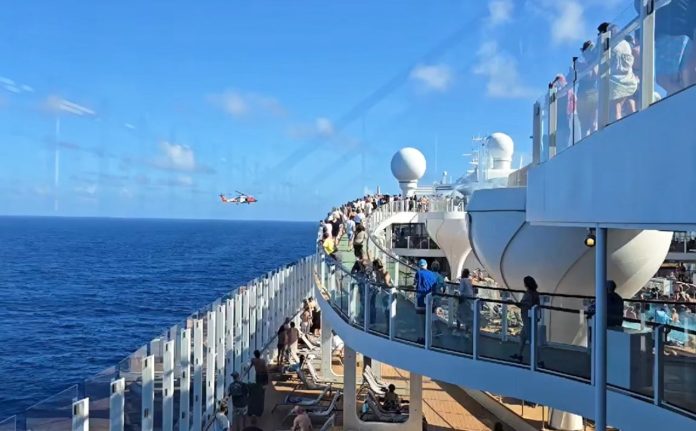 Passenger Medically Evacuated From Cruise Ship by U.S. Coast Guard